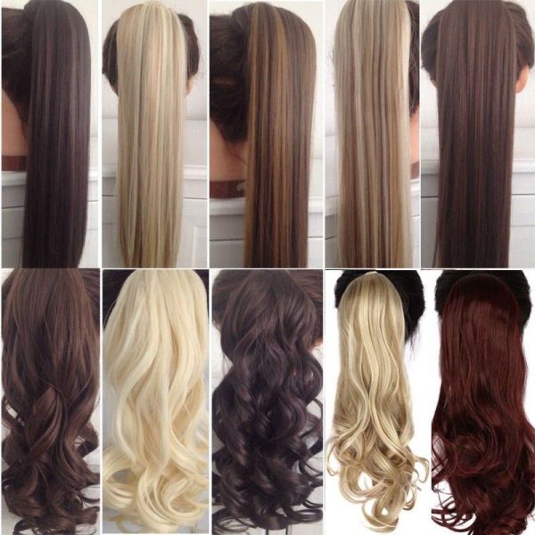 Long Claw Clip Ponytail Hair Extension