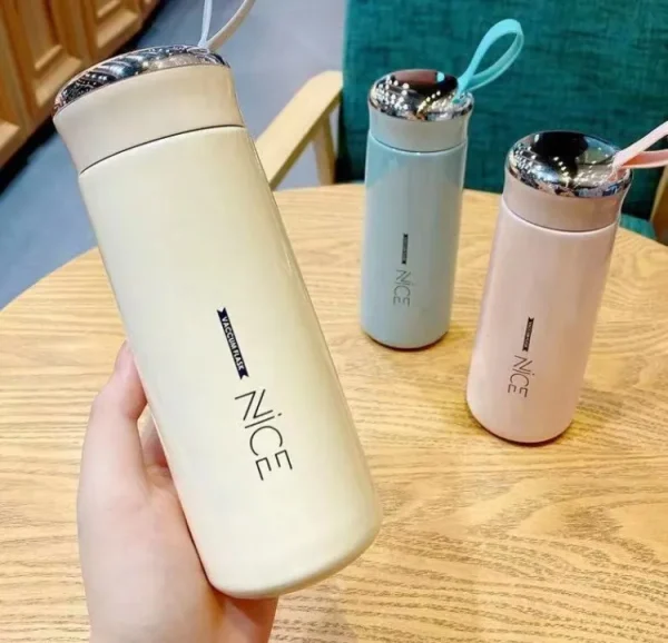 NICE 400ml Glass Water Bottle
