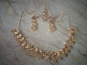 Necklace Tikka and Earrings Set for Girls
