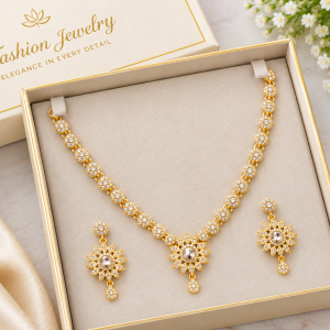 Buy the Best Quality Ethnic Golden Jewelry Set in Pakistan at DayShop.pk. Most Affordable Price With Fast Shipping in All Over Pakistan