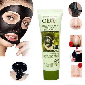 Olive Whitening Facial Black Charcoal Mask