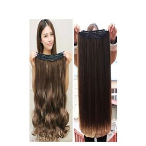 Pack of 2 Curly And Straight Hair Extension