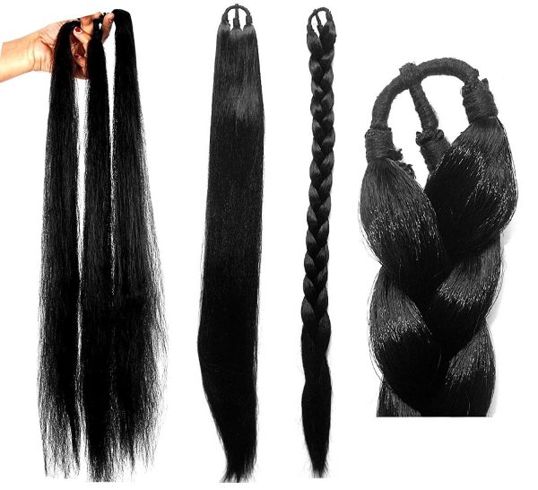Straight Hair Extension Baal Choti