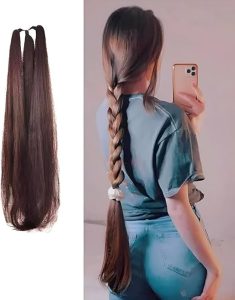 Straight Hair Extension Baal Choti