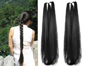 Straight Hair Extension Baal Choti