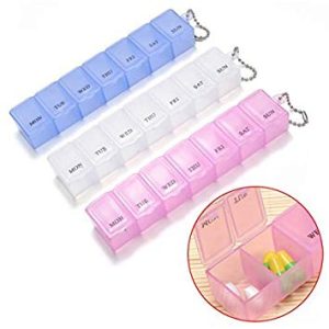 Weekly Tablet Pill Medicine Box