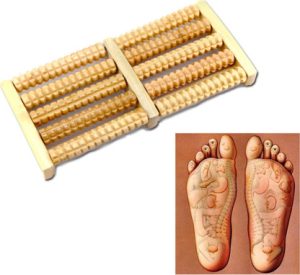 Wooden Roller Foot Massager