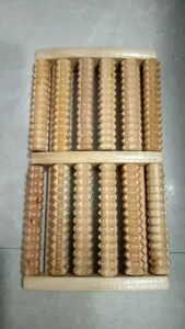 Wooden Roller Foot Massager