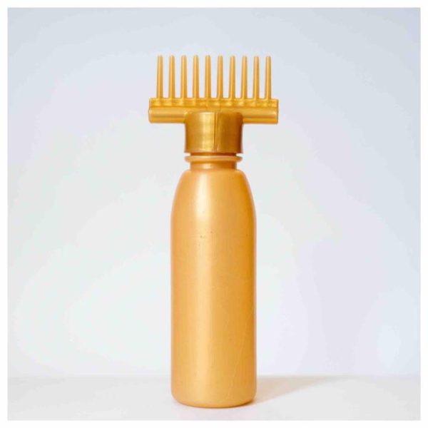 2pcs Hair Oil Applicator Bottle Repeatable Filling