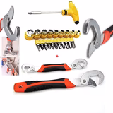 Pack of 2 Grip Wrench And Screwdriver Tool
