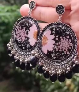Resin Antique Earrings