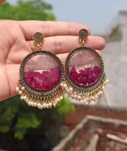 Resin Antique Earrings