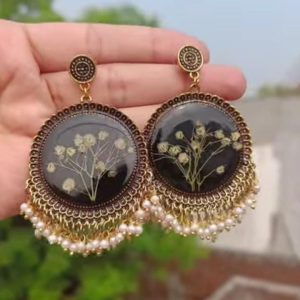 Resin Antique Earrings