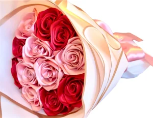 Ribbon 8 Flowers Bouquets