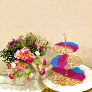 3 Tier Resin Cake Stand