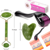 5 in 1 deal derma roller , jade roller , Gua Sha , Silicon Brush 4 in l , Eyebrow Razer 3 in 1