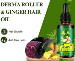 7 Days Hair Growth serum with Derma Roller