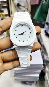 Black And White Arabic Aura Watch