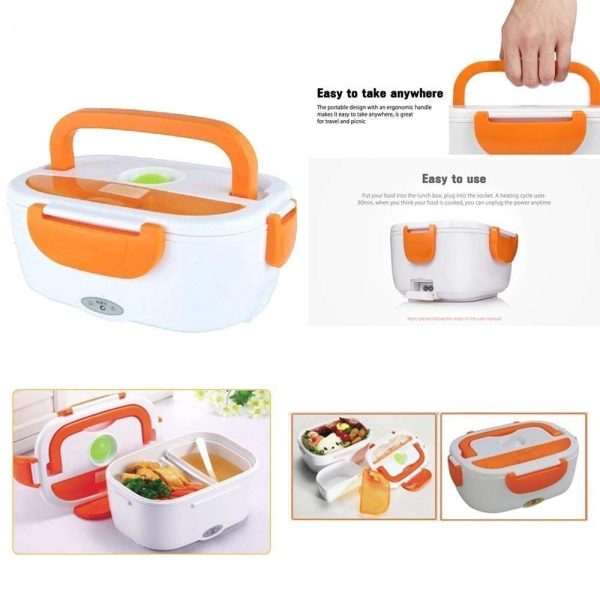 Electric Heating Lunch Box Multicolor