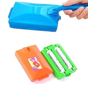 Handheld Double Roller Carpet Brush
