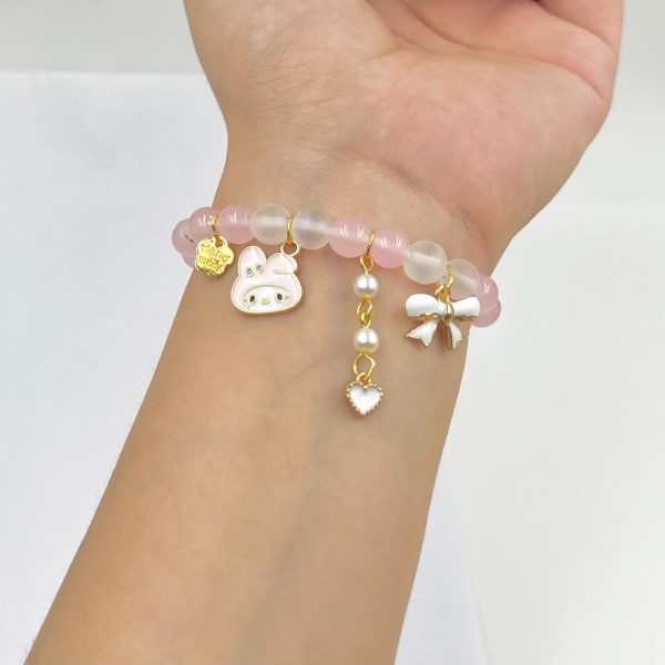 Pack of 3 Butterfly Bracelet Crystal Beads