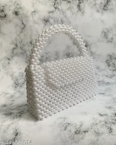 Pearl Beaded Shoulder Bag for Girl