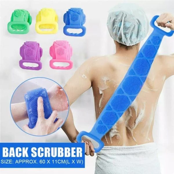 Silicone Bath Back Body Scrubber Massager
