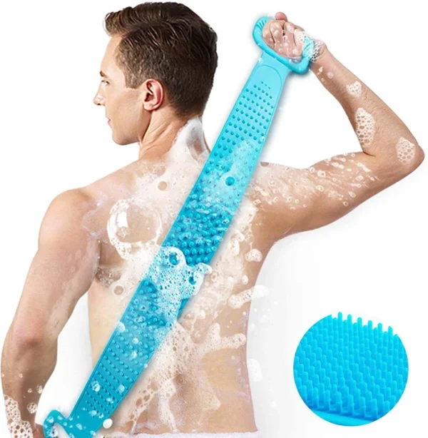 Silicone Bath Back Body Scrubber Massager