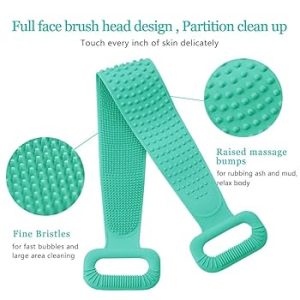 Silicone Bath Back Body Scrubber Massager
