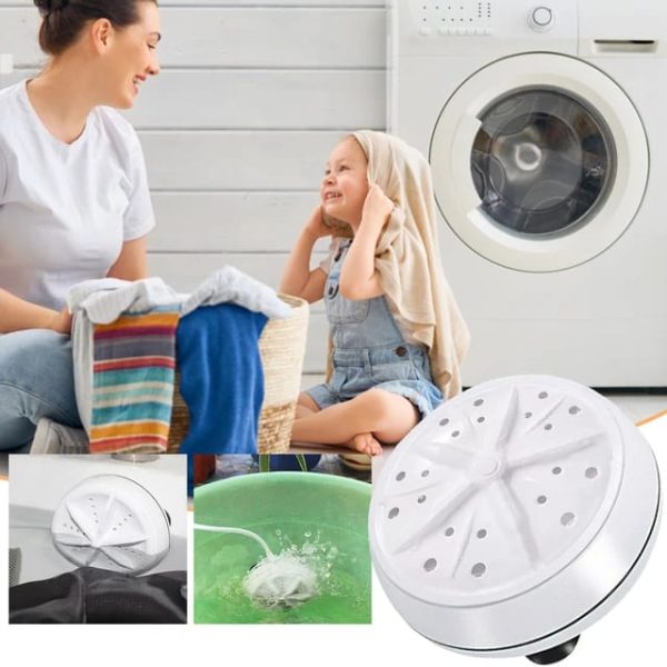 USB Power Ultrasonic Turbine Washing Machine