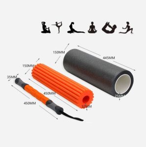 Yoga Workout 3 in 1 Foam Roller Fitness