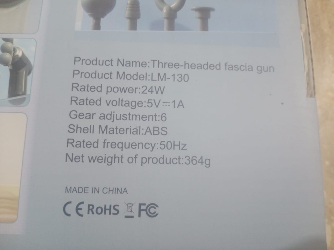 Fascia Light Age Massager Gun - Image 7