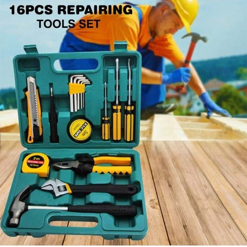 Buy the Best Quality 16pcs Professional Tool Kit Home Repair in Pakistan at DayShop.pk. Most Affordable Price With Fast Shipping in All Over Pakistan