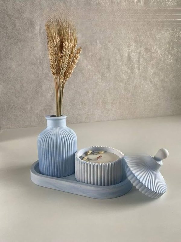 Buy the Best Quality Ceramic Pot Candle With Lid Vase Oval Tray in Pakistan at DayShop.pk. Most Affordable Price With Fast Shipping in All Over Pakistan