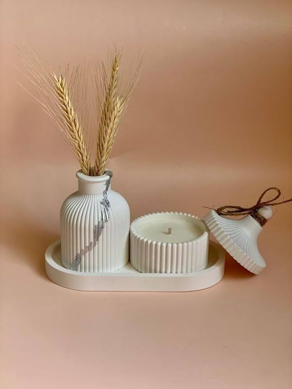 Buy the Best Quality Ceramic Pot Candle With Lid Vase Oval Tray in Pakistan at DayShop.pk. Most Affordable Price With Fast Shipping in All Over Pakistan