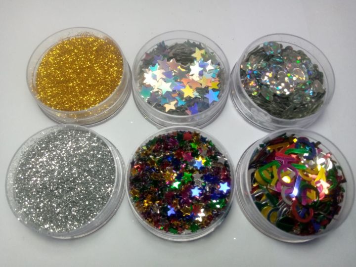 Epoxy Resin Art Glitter 6 Set