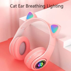 Buy the Best Quality Foldable Cat Ear LED Wireless, Headphones Stn-28, With Charging Cable in Pakistan at DayShop.pk. Most Affordable Price With Fast Shipping in All Over Pakistan