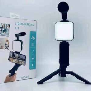 Buy the Best Quality Handy VLogging Kit with Mic, Light and Wireless Remote in Pakistan at DayShop.pk. Most Affordable Price With Fast Shipping in All Over Pakistan