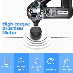 Buy the Best Quality Blueidea 8891 Triangle Massage Gun 9 Tool in Pakistan at DayShop.pk. Most Affordable Price With Fast Shipping in All Over Pakistan