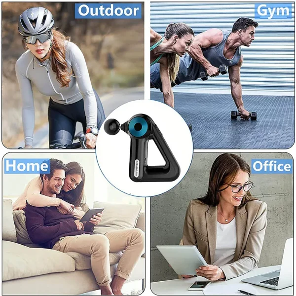 Buy the Best Quality Blueidea 8891 Triangle Massage Gun 9 Tool in Pakistan at DayShop.pk. Most Affordable Price With Fast Shipping in All Over Pakistan
