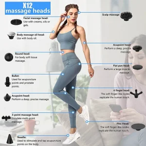 Buy the Best Quality Blueidea 8891 Triangle Massage Gun 9 Tool in Pakistan at DayShop.pk. Most Affordable Price With Fast Shipping in All Over Pakistan