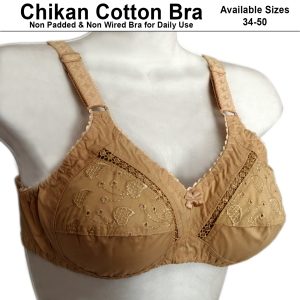 Buy the Best Quality Cotton Bras Non Padded Chikan Embroidery in Pakistan at DayShop.pk. Most Affordable Price With Fast Shipping in All Over Pakistan