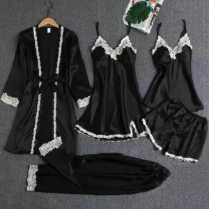 Buy the Best Quality Hot Sexy Silk Night Dress For Women 5 Piece in Pakistan at DayShop.pk. Most Affordable Price With Fast Shipping in All Over Pakistan