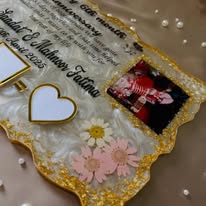 Buy the Best Quality Nikkah Resin Tray with Customized Name in Pakistan at DayShop.pk. Most Affordable Price With Fast Shipping in All Over Pakistan