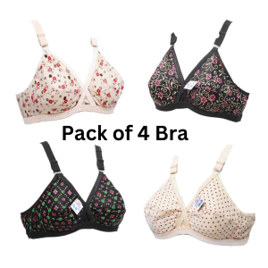 Buy the Best Quality Pack of 4 Bra Pure Jersey Fabric Printed in Pakistan at DayShop.pk. Most Affordable Price With Fast Shipping in All Over Pakistan