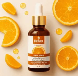 Buy the Best Quality Relax UK Vitamin C Face Serum 30ml in Pakistan at DayShop.pk. Most Affordable Price With Fast Shipping in All Over Pakistan