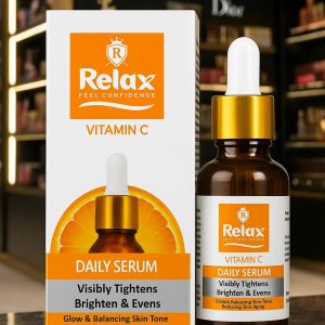Buy the Best Quality Relax UK Vitamin C Face Serum 30ml in Pakistan at DayShop.pk. Most Affordable Price With Fast Shipping in All Over Pakistan
