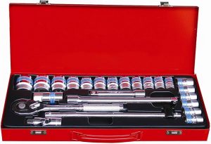 Buy the Best Quality 12 DR. Socket Set Chrome Vanadium 24PCS in Pakistan at DayShop.pk. Most Affordable Price With Fast Shipping in All Over Pakistan