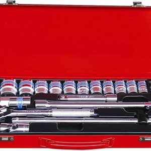 1/2" DR. Socket Set Chrome Vanadium 24PCS