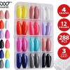 Buy the Best Quality 288 Pcs Full Cover Color Coffin Nail in Pakistan at DayShop.pk. Most Affordable Price With Fast Shipping in All Over Pakistan